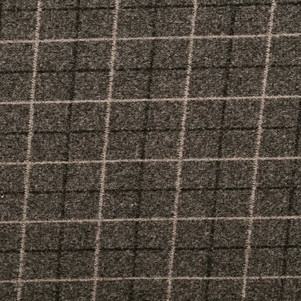 Fleecetyg 150cm 768 - Mörkbrun med rutor