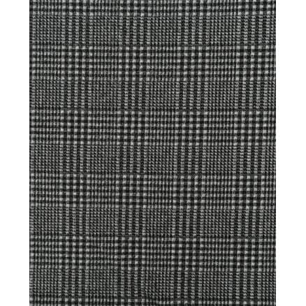 Jacquardtyg 150cm 069 - Svart med små rutor
