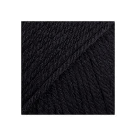 Drops Fiesta Garn Unicolor 10 Svart