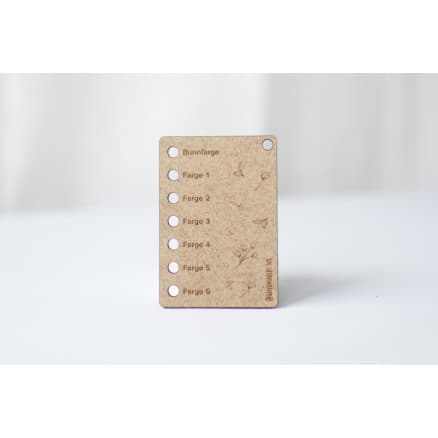 Handmade By Mini Platta till f�rgkarta NO