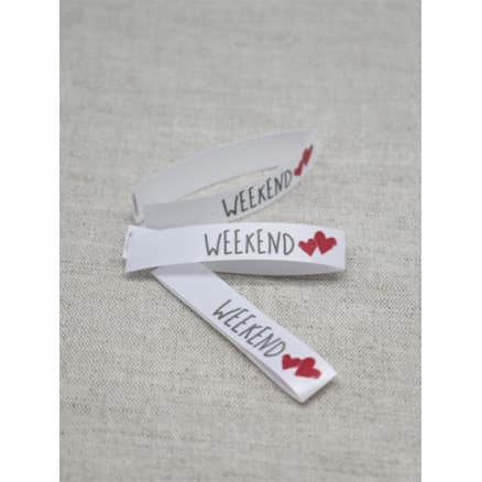 Label Weekend Vit - 5 st.