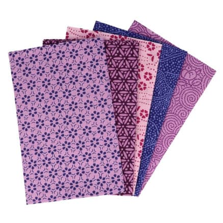 Tissu de Marie Fat Quarter Ametist 50x57cm - 5 st.