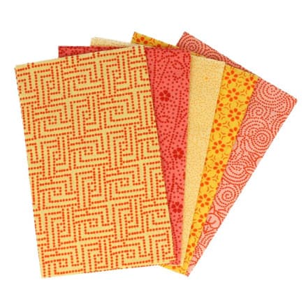 Tissu de Marie Fat Quarter Bärnsten 50x57cm - 5 st.