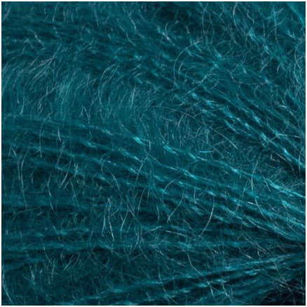 Järbo Fin Mohair Silk Garn 27 Petroleum