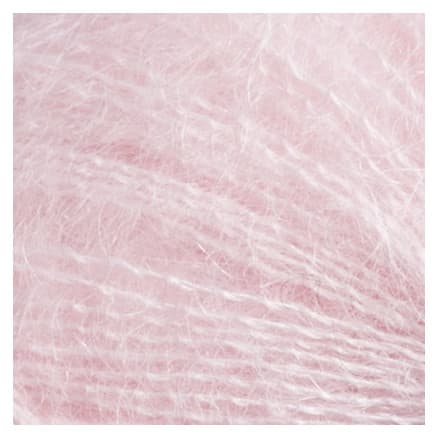 Järbo Fin Mohair Silk Garn 29 Rosa Marshmallow