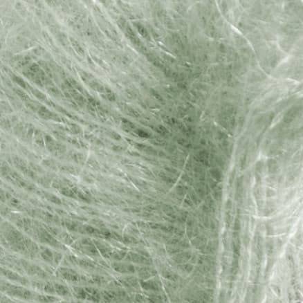 Järbo Fin Mohair Silk Garn 35 Ljusgrön