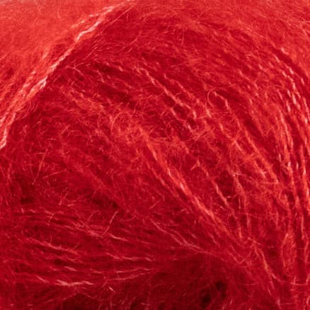 Järbo Fin Mohair Silk Garn 39 Röd