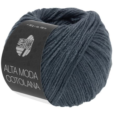 Lana Grossa Alta Moda Cotolana 64 Grå Blå