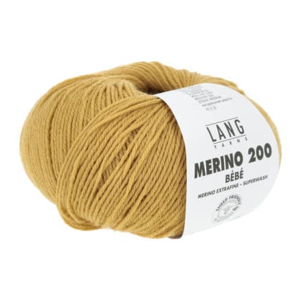 Lang Yarns Merino 200 Bebe Garn 350 Guld