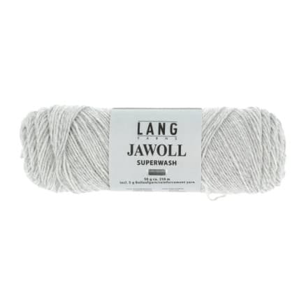 Lang Yarns Garn Jawoll 23 Ljus Grå Melange
