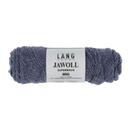 Lang Yarns Jawoll Garn 69 Blå Melange