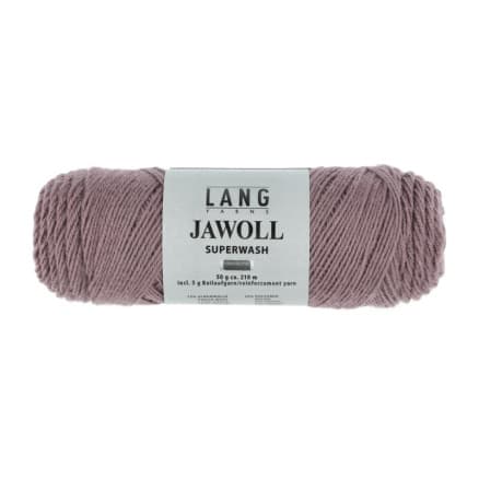 Lang Yarns Garn Jawoll 348 Mörk Gammelrosa