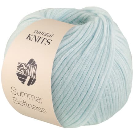 Lana Grossa Summer Softness Garn 17 Pastellblå