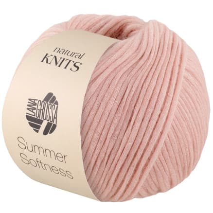 Lana Grossa Summer Softness Garn 10 Pastellrosa