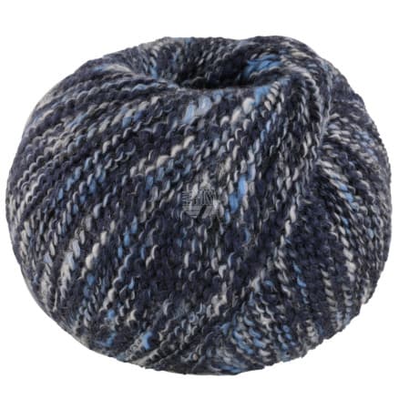 Lana Grossa Garn 9 Svart blue
