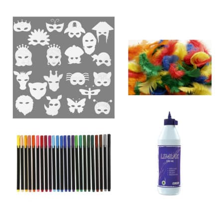 Karnevalsmask kit