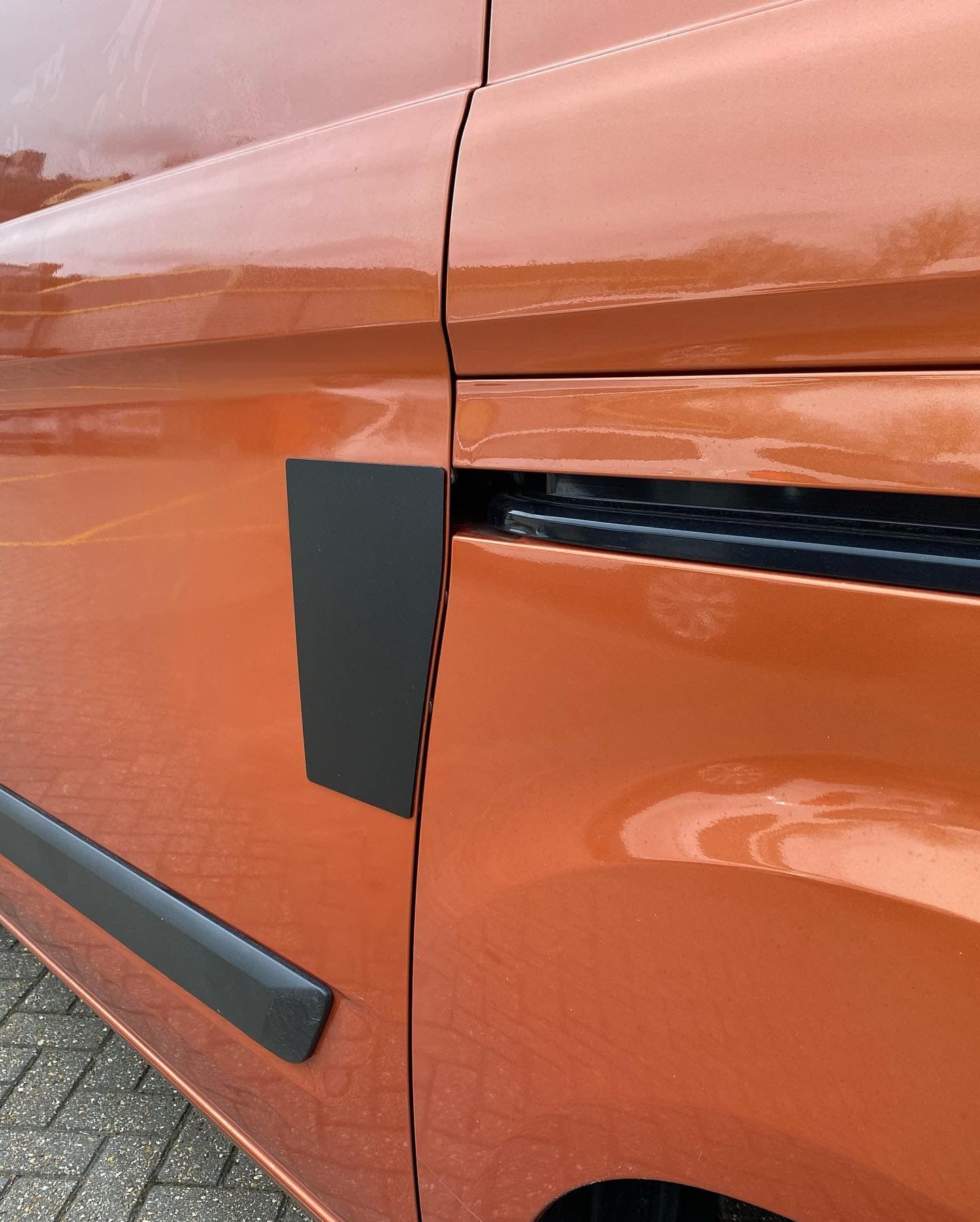 External Shield - R. Side Door - Steel Black - Custom 12-23