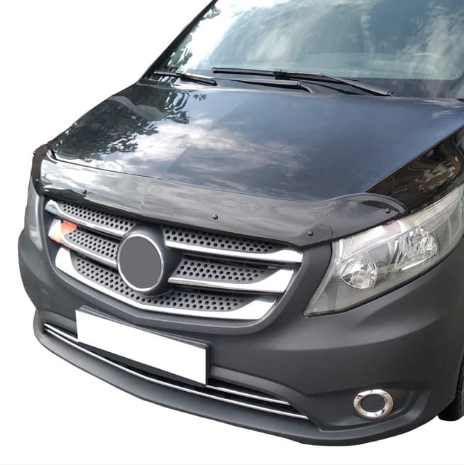 Bonnet Deflector (Black) ABS - Vito 2015+