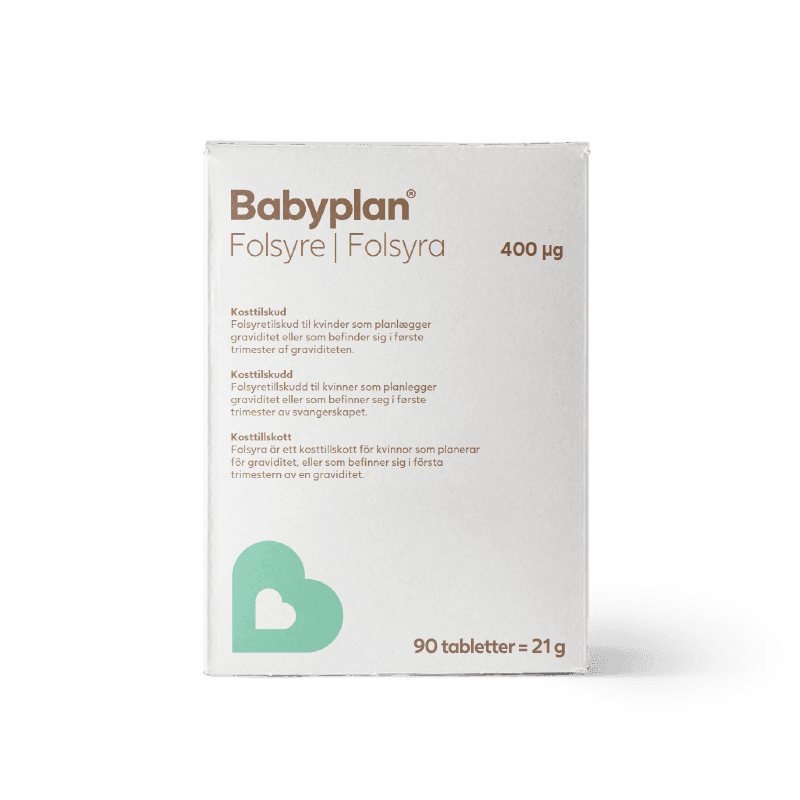 Babyplan Folsyra