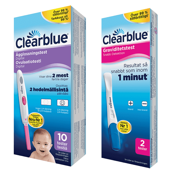 Clearblue Startpaket - ägglossningstest och graviditetstest