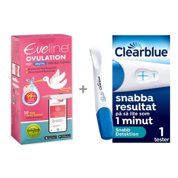 Eveline Smart Fertilitetssystem och Clearblue Graviditetstest Snabb Detektion