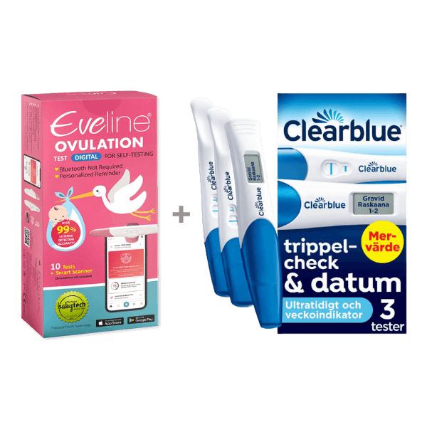 Eveline Smart Fertilitetssystem och Clearblue Trippelcheck & Datum