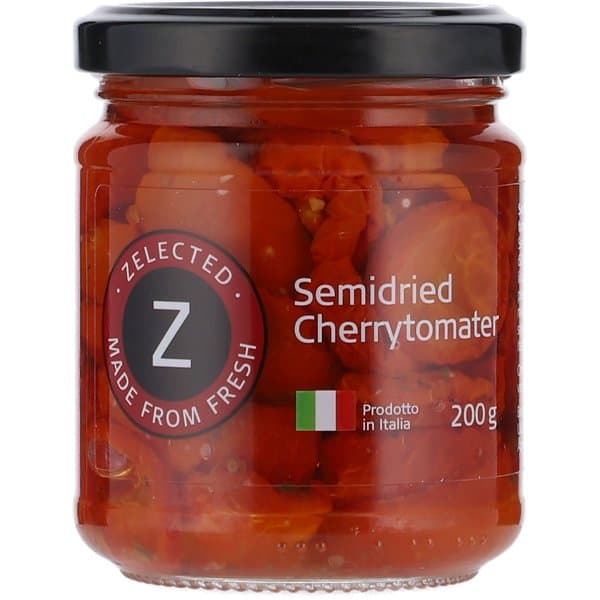 Halvtørrede Cherrytomater 200g Zelected