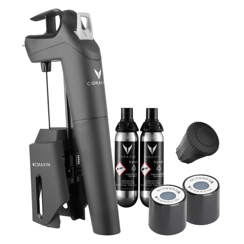 CoravinÂ® Timeless Three+ Vinbevaringssystem  -  Svart
