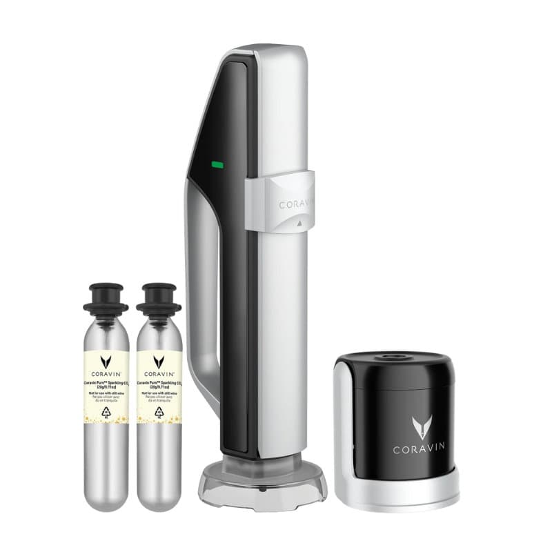 CoravinÂ® Vinpreserver System För Mousserande Vin  -  Svart/silver  -  Nyhet