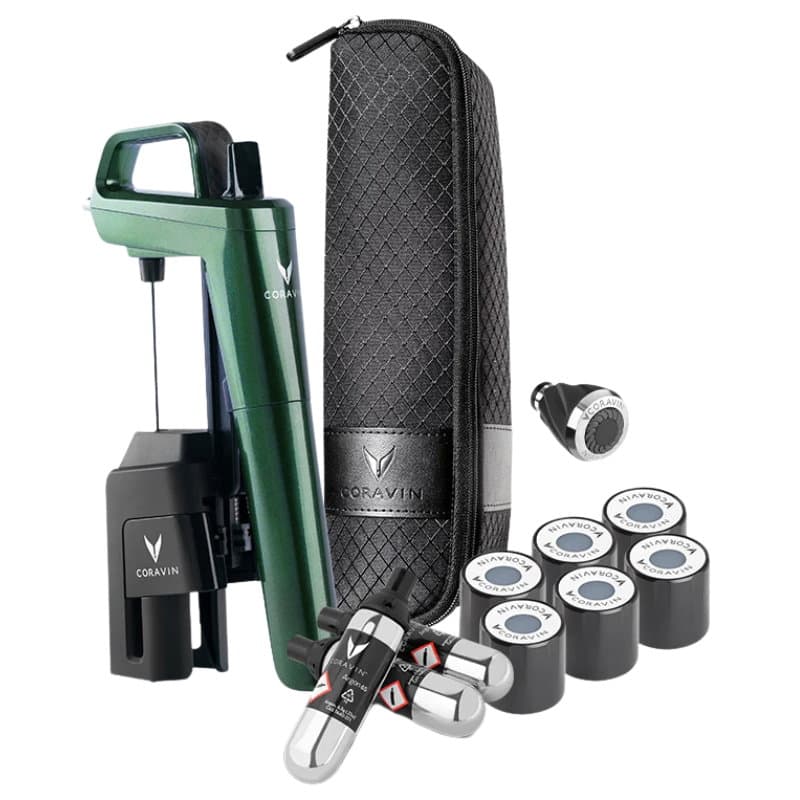 CoravinÂ® Timeless Six+ Vinpreserver System  -  Skogsgrön  -  Begränsad Upplaga