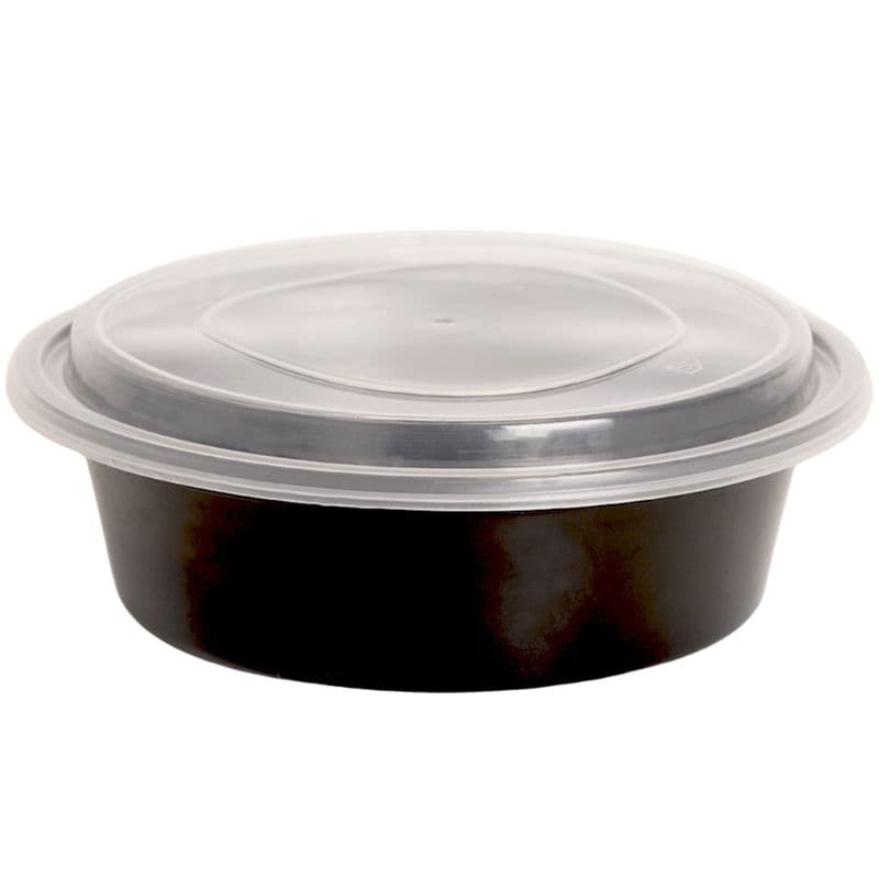 Genanvendelige Madbokse Med Et Rum Og Låg | 5 Sæt/pk.