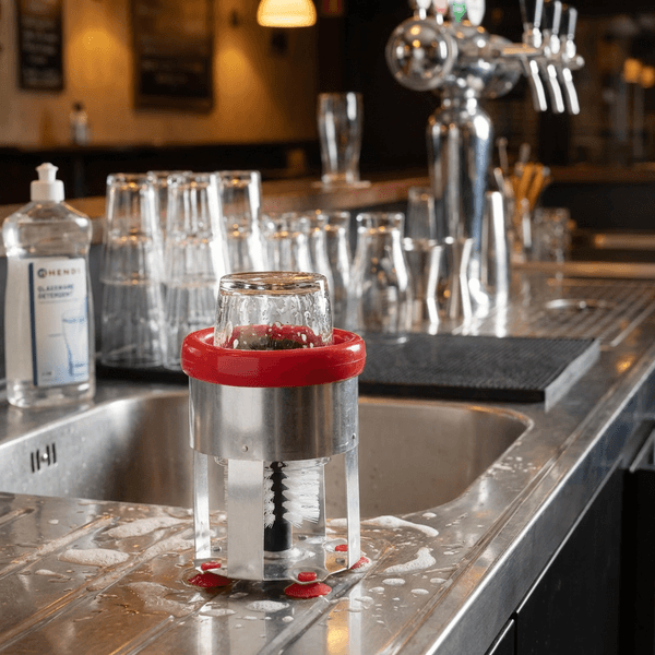 Glasborste Rund Aluminium 150x190 Mm