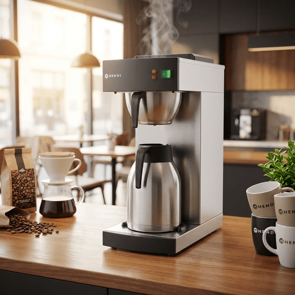 Hendi Filterkaffemaskin Rostfritt Stål