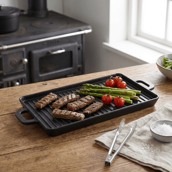 Hendi Little Chef Mini Grillpanna Svart Melamin