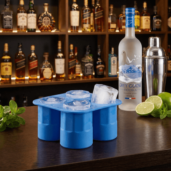 Isterningebakke 4 Är-shot Glas Silikon