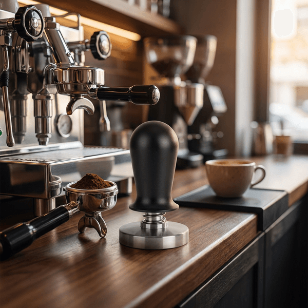 Kaffetamper Med Fjäder 58x100 Mm