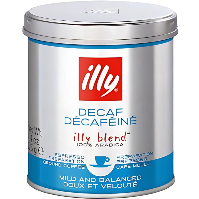 Illy Decaf / Koffeinfritt Malet Kaffe 125g