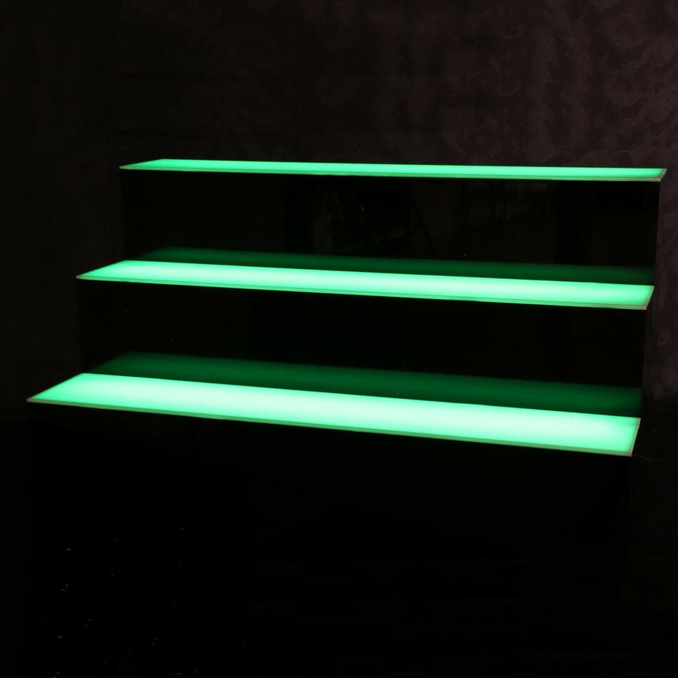 Tre Tier Led Flaske Display Stånd