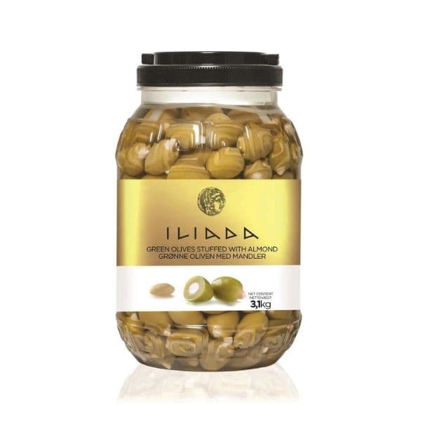 Gröna Oliver Med Mandlar Bt (3,1 Kg)