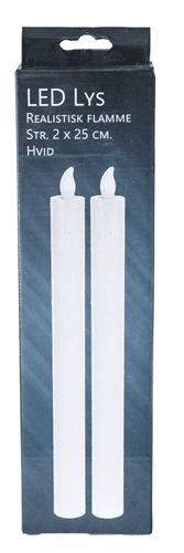 Kronljus Led Ã 2 St. Vit 25 Cm