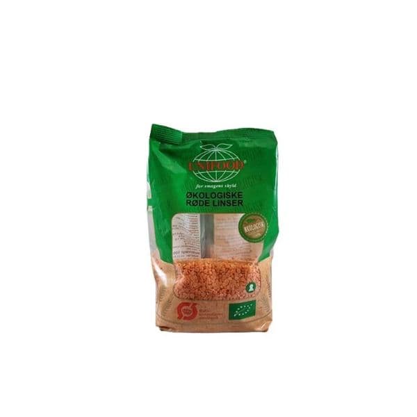 Linser Röda Split Ekologiska Ps (500 G)
