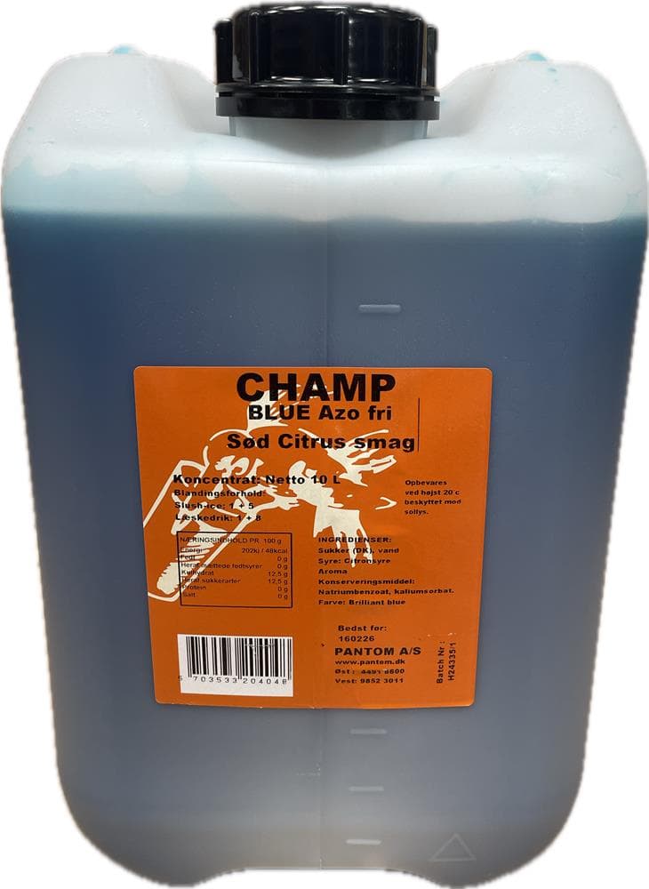 Champ Slushice Blue Söt Citrus 10l