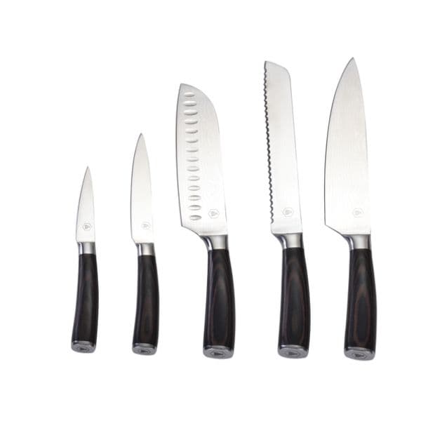 Laguiole 5 Kockkniv Damask Med Presentförpackning