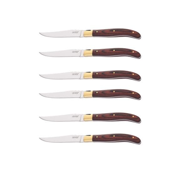 Laguiole Heritage 6stk Steakknive Pekka Trä