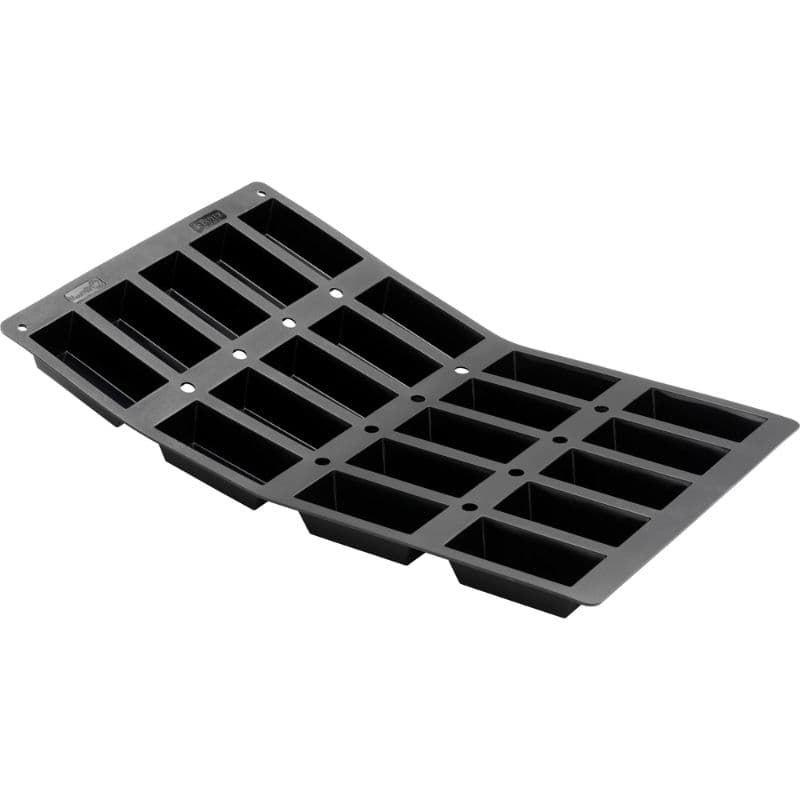 De Buyer Rektangel Flexform, 20 Hål, 9,7 x 4,8 Cm