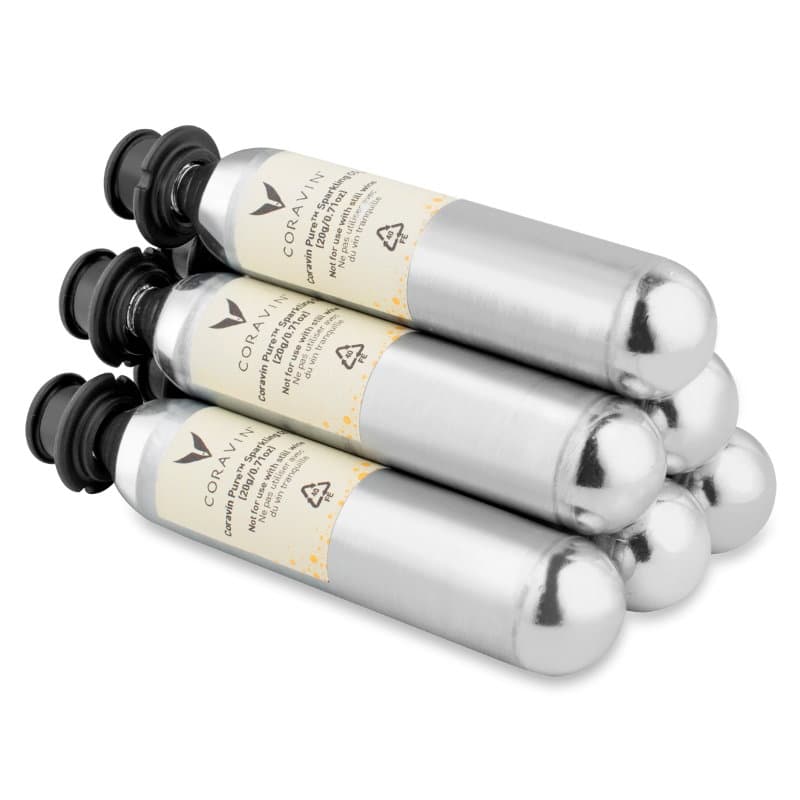 CoravinÂ® Pureâ„¢ Coâ‚‚-Kapslar För Mousserande Vin - 6 St.