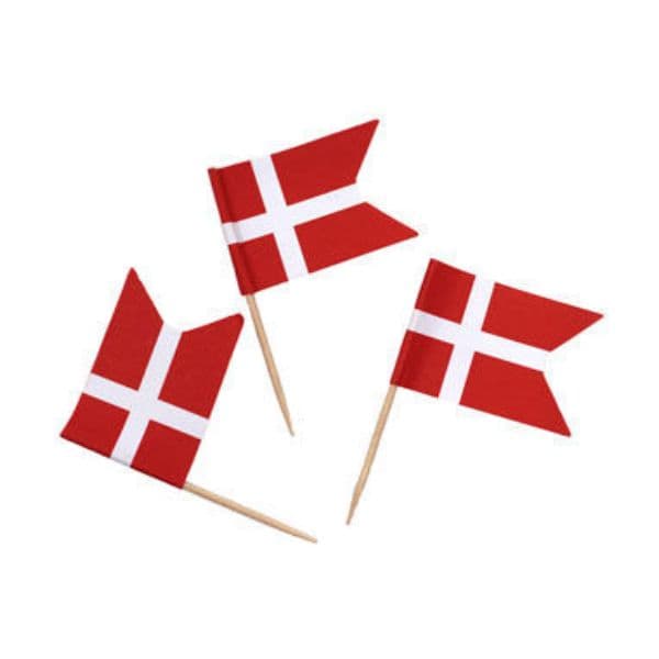 Flagga På Pinne / Tårtflagga 25 Kr.