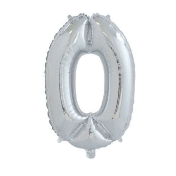 Ballong Nummer "0" 65 Cm.