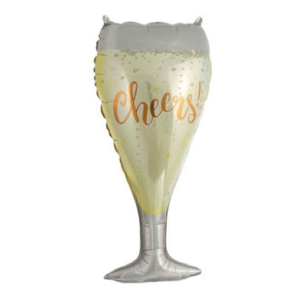 Ballong "Champagneglas" 39,7 X 84 Cm