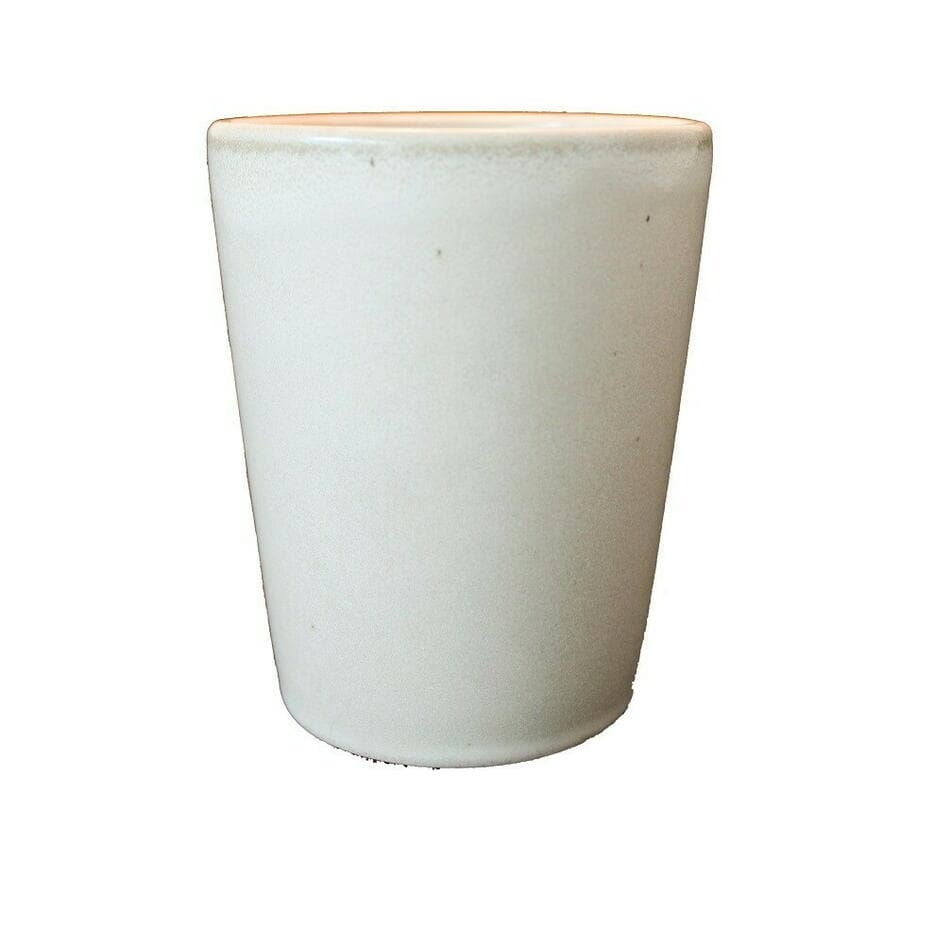 Mugg Utan Handtag Ø 10 Cm - Sandfärgat Stengods